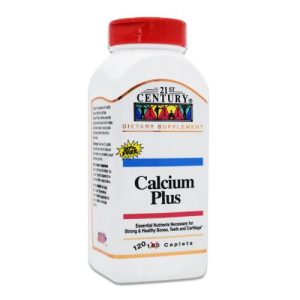 21st Century Calcium Plus Caplets 120's