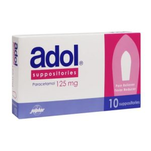 Adol 125mg Suppositories 10s