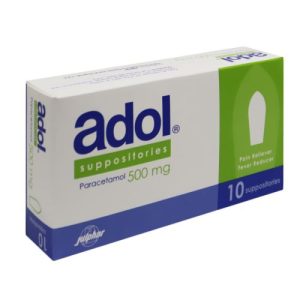 Adol 500mg Suppositories 10s