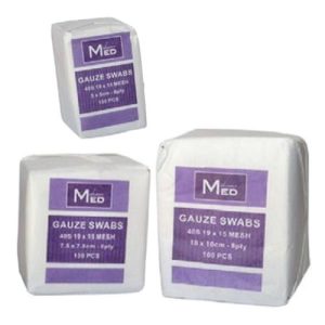 Advance Med Swab 10x10cm 8ply 100s - Non Sterile