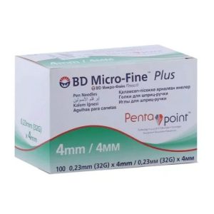 Bd Microfine Plus Needle Penta Point 32gx4mm 100s