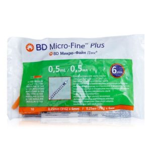 B-D Microfine Syring 0.5ml 100s