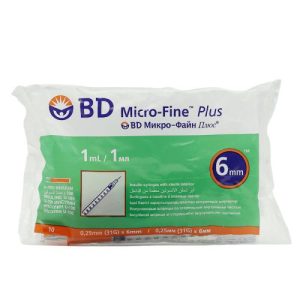 B-D Microfine Syringe 1ml 100s
