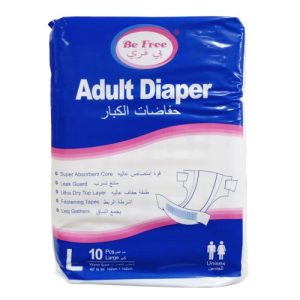 Be Free Adult Diaper -  Large