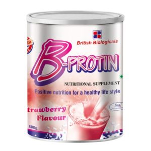 B-Protein Strawberry Powder 400gm