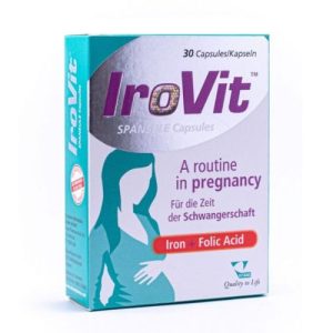 Irovit Iron & Folic Acid Capsules 30s