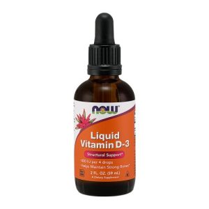 Now Liquid Vitamin D-3 Drops 2 Oz