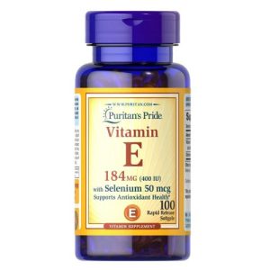 Puritan's Pride Vit E With Selenium 50mcg 100s