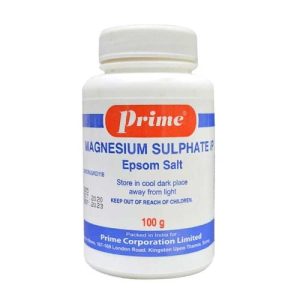 Prime Magnesium Sulphate I.P. Epsom Salt 100 g