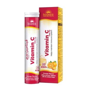 Sunshine N Vitamin C 1000 Mg Orange Flavour Effervescent
