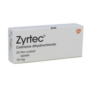Zyrtec 10mg Tabs 20s