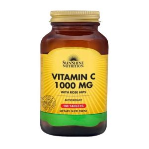 Sunshine Nutrition Vitamin C 1000mg With Rosehips Tablet 100's