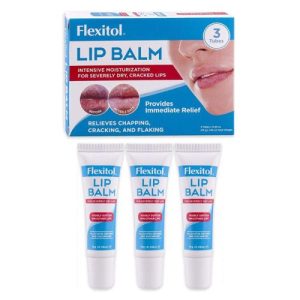 Flexitol Lip Balm 10g Tube 3s
