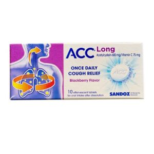 Acc Long Effervescent Tabs 10's