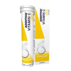 Additiva Vitamin C 1000mg Lemon Tabs 20S