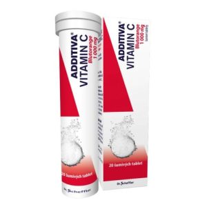 Additiva Vitamin C 1000mg Red Orange Tabs 20S