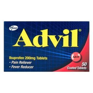 Advil 200 mg Coated Tablets 50's Bottle