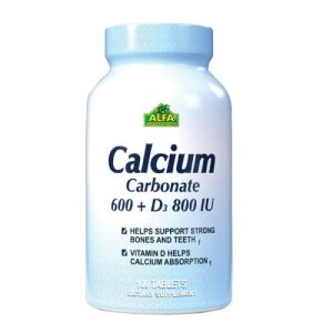 Alfa Calcium 600+vitamin D3 800 IU Tab 100's