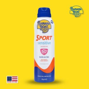 Banana Boat Sport Sensitive Sunscreen Spray SPF50 170g