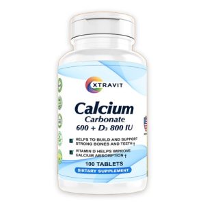 XTRAVIT Calcium Carb. 600 +D3 800 Tab 100s
