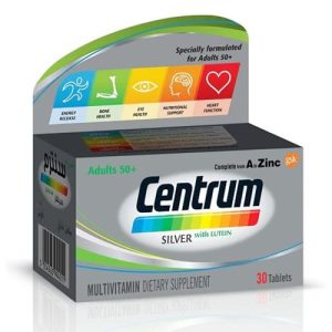 Centrum Silver with lutein 30 Tablets