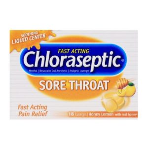 Chloraseptic Lozenges Honey Lemon 18's