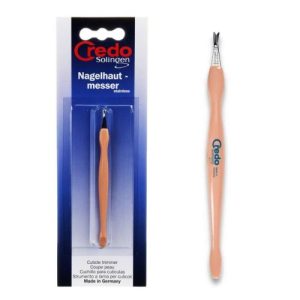 Credo Cuticle Trimmer Stainles Apricot Blstr
