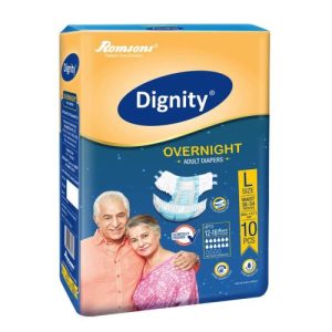 Romsons Dignity Adult Diapers Large 10s