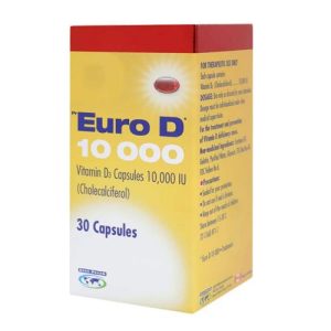 Euro-d 10000 Iu Vitamin D3 Caps  30s