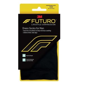 Futuro 56  Mens Socks Firm Black Medium