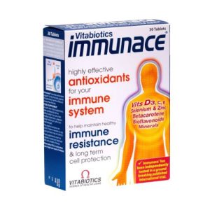 Vitabiotics Immunace Vit C & E Antioxidants Tab 30s