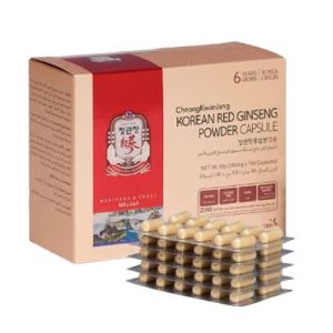 Korean Red Ginseng Powder Capsules 180s