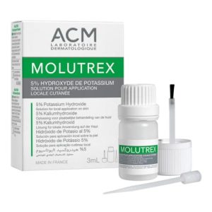 Molutrex 5 % Topical Solution 3 ml  Hydroxyde De Potassium Bottle