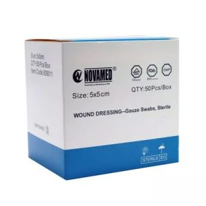 Novamed Gauze Swab Sterile 5cmx5cm 50s
