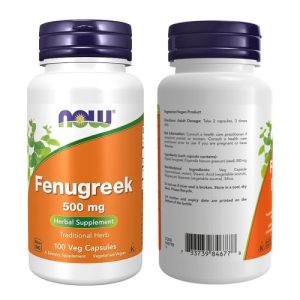 Now Fenugreek 500mg Caplets 100s