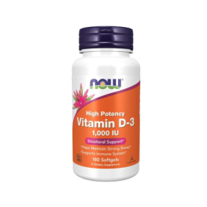 Now Vit D3-1000 Iu Softgel 180s