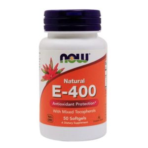 Now Vitamins E-400mg Softgels 50s
