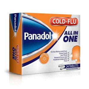 Panadol Cold & Flu All In One Tablets 24's