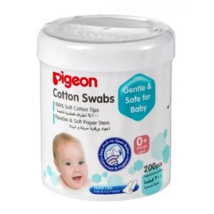 Pigeon 10873 Cotton Swabs Thin Stem