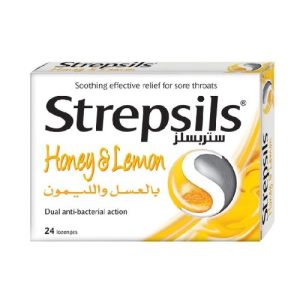Strepsils Honey & Lemon Lozenges 24's