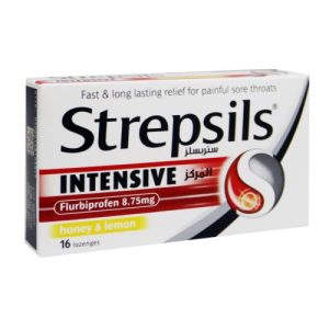 Strepsils  Intensive  Honey & Lemon Lozenges 16's