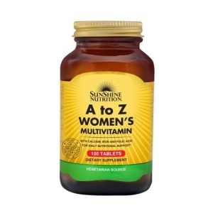 Sunshine Nutrition A to Z Womens Multivitamin 100 Tab