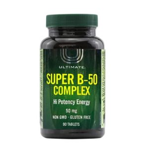 Ultimate Naturals B-50 super Complex 50mg High Potency 90s