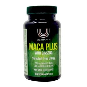 Ultimate Naturals Maca Plus Ginseng (Korean) 500/200mg 90s