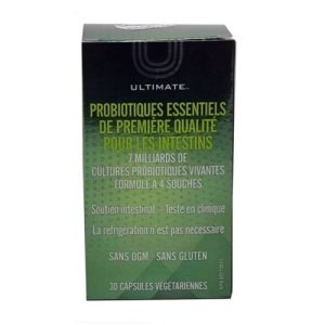 Ultimate Naturals Premium Probiotic Essentials for Gut.30s