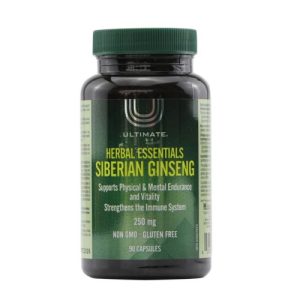 Ultimate Naturals Siberian Ginseng 250mg 90s caps