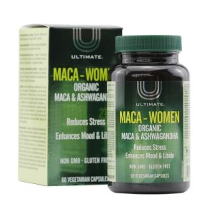 Ultimate Naturals Maca - Women /Ashwagandha Vcap 60s