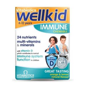 Vitabiotics Wellkid Immune Chewable Tablets 30's