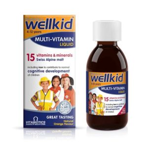 Vitabiotics Wellkid Multivitamins Syrup 4-12 YEARS